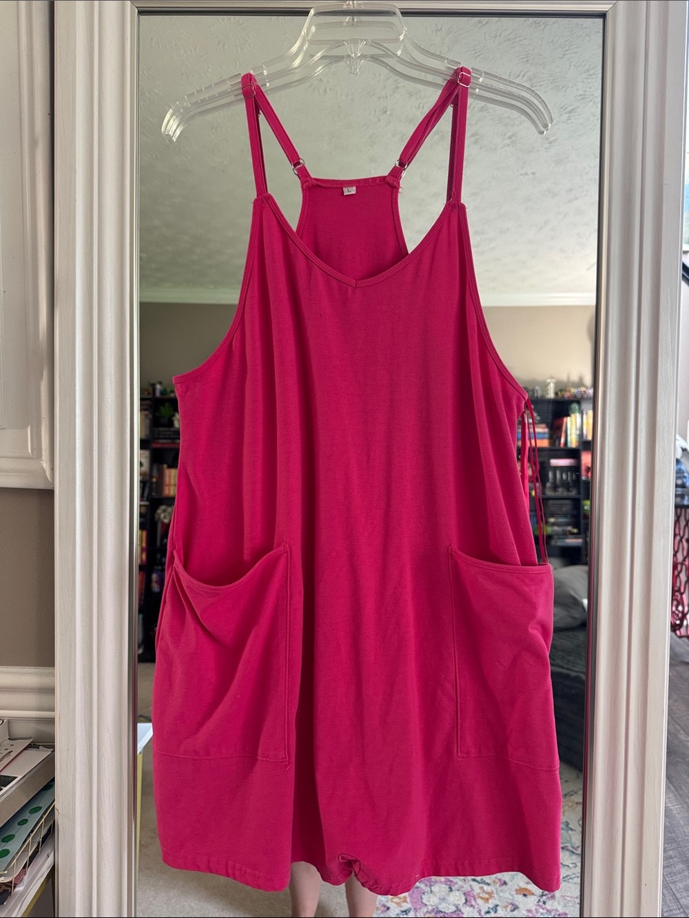 Unbranded Pink Sleeveless Pocket Romper